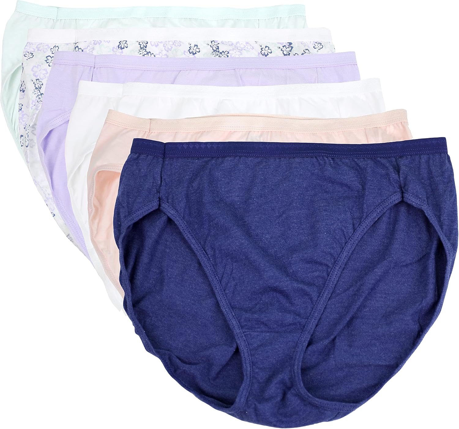 Hanes Ultimate Pack de 6 cortes de algodón para mujer
