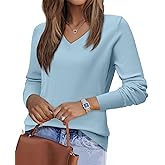 betterTime Womens Valentine Sweaters Long Sleeve Pullover V Neck New Year Sweaters for Women Lightweigh Soft Cute Casual Tops