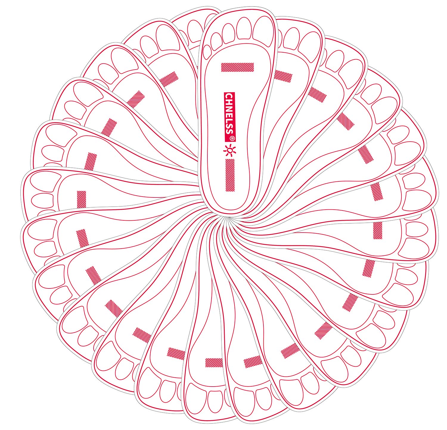 Pink 180 Pairs(360Feets) Spray Tan Feet Pads for Sunless Tanning Airbrush Spray Tan Sole Protecter