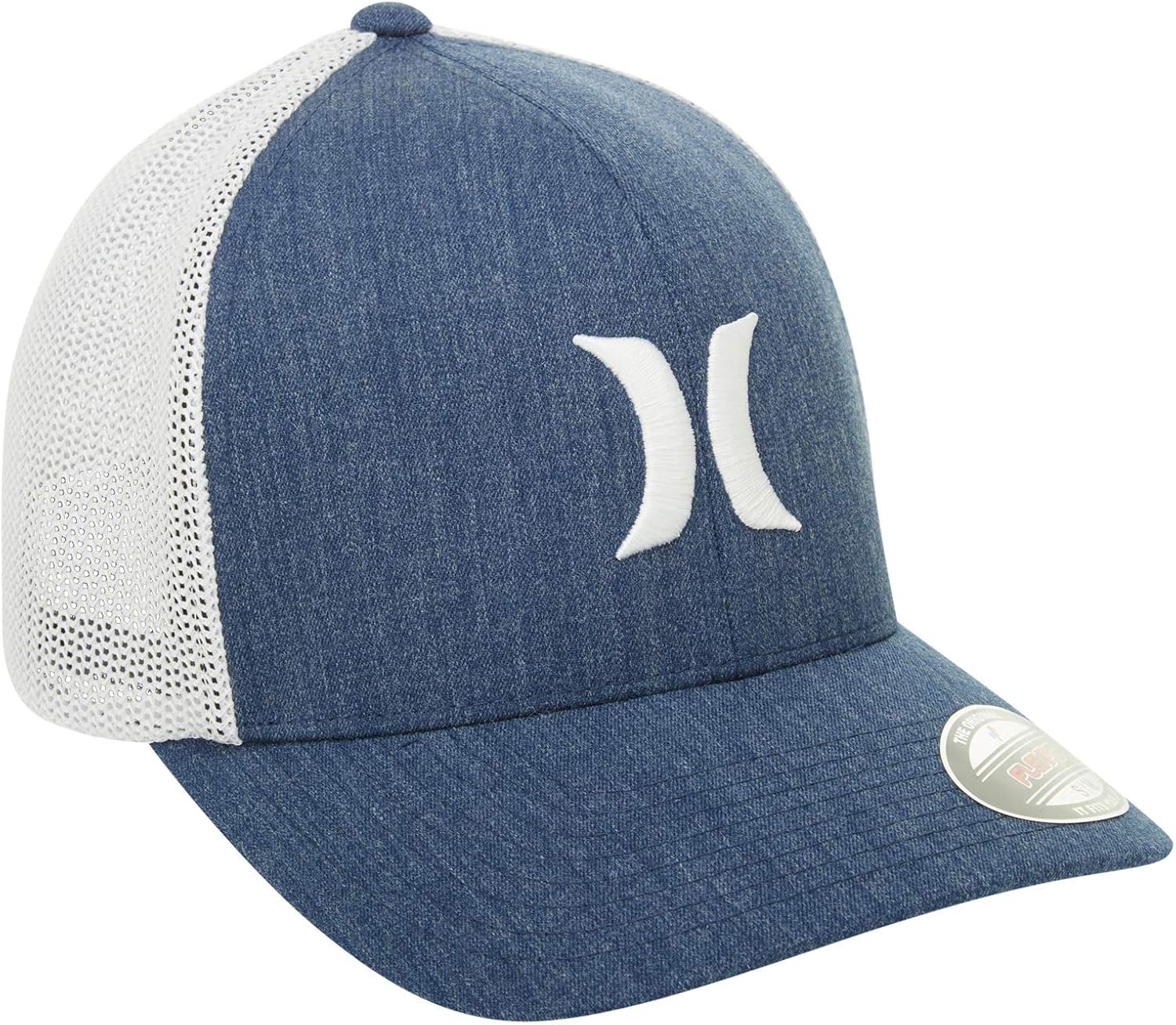 Hurley Men's Icon Textures Flexfit Baseball Cap: Clothing