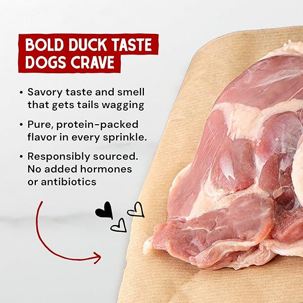 STELLA & CHEWY’S FREEZE-DRIED RAW MARIE’S MAGICAL DINNER DUST – PREMIUM DUCK & TURKEY DOG FOOD TOPPER WITH ORGANIC FRUITS & VEGETABLES – PERFECT FOR PICKY EATERS – 7OZ