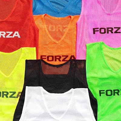 FORZA Training Bibs 5 Pack Multi-Sport Mesh Vests 6 Colours & 5 Sizes