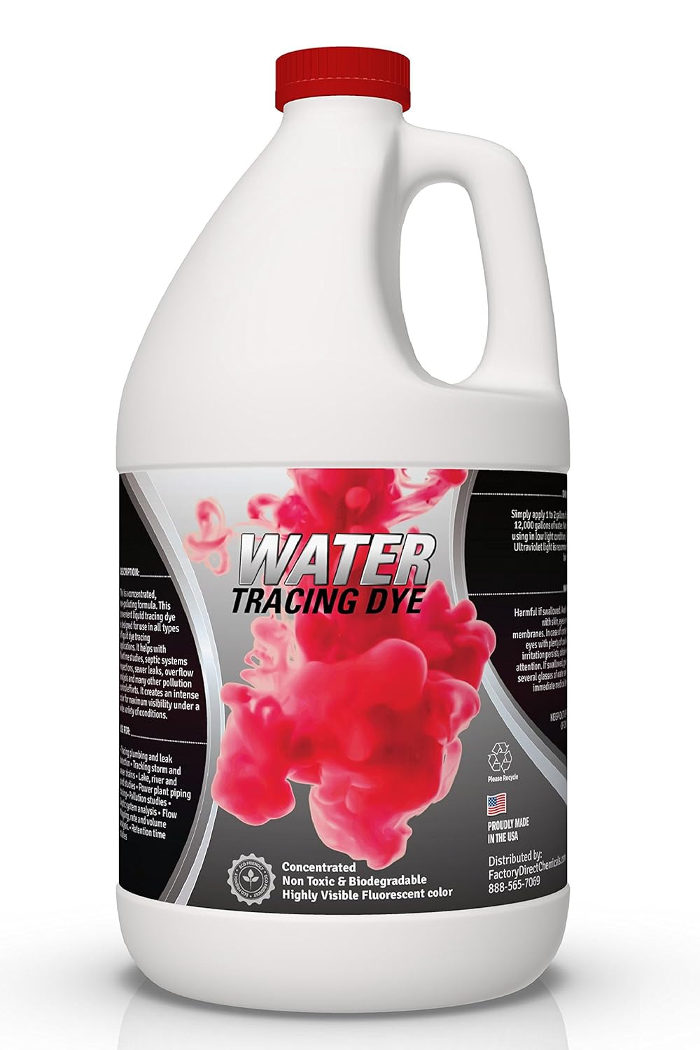 Red Water Tracing & Leak Detection Flourescent Dye 1