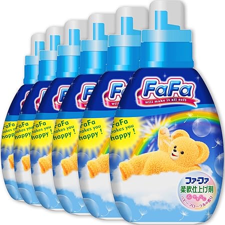 Amazon ケース販売 ファーファ 濃縮柔軟剤 ベビーフローラルの香り 本体 600ml 16個 ファーファ 液体柔軟剤