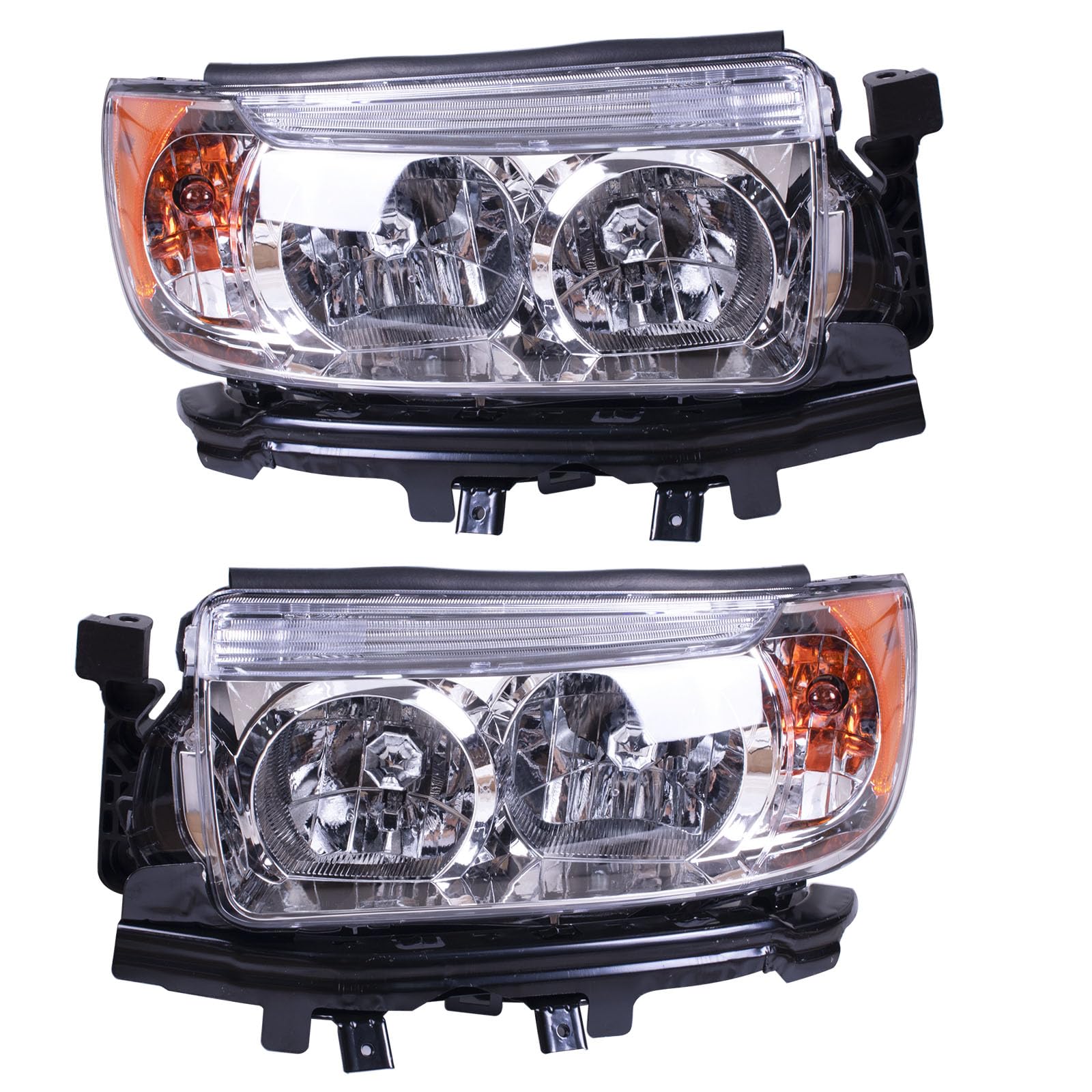 For 2010 2011 2012 Subaru Outback Front Bumper Fog Lights Lamps Cover Pair