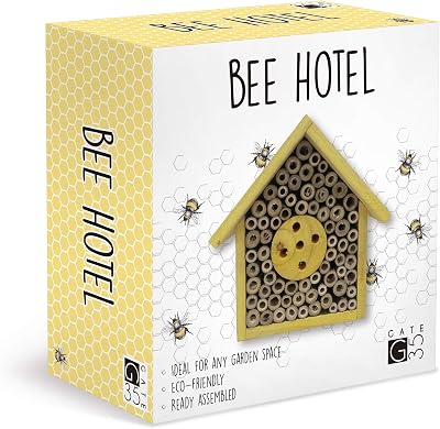 Gate 35 Eco-Friendly Bee House Hotel - Insect Nest Box for Gardens