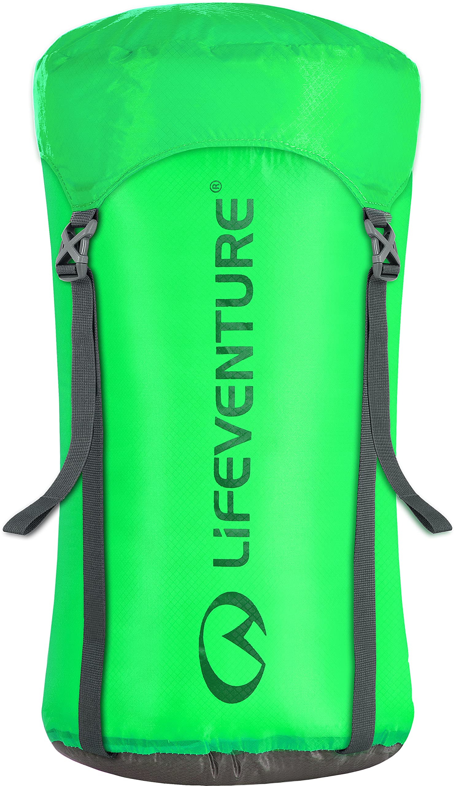 Lifeventure Ultralight Compression Stuff Sack 15 Litre Ideal Sleeping Bag Storage, Stuff Sack Organiser, Water Resistant For Camping Hiking Backpacking