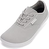 WHITIN Men's Wide Canvas Barefoot Sneakers | Zero Drop Sole | Minimalist Footwear