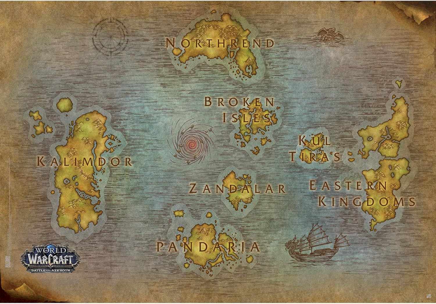 ABYstyle - World of Warcraft - Poster - Karte (91,5 x 61): Amazon.de ABYstyle - World of Warcraft - Poster - Karte (91,5 x 61): Amazon.de