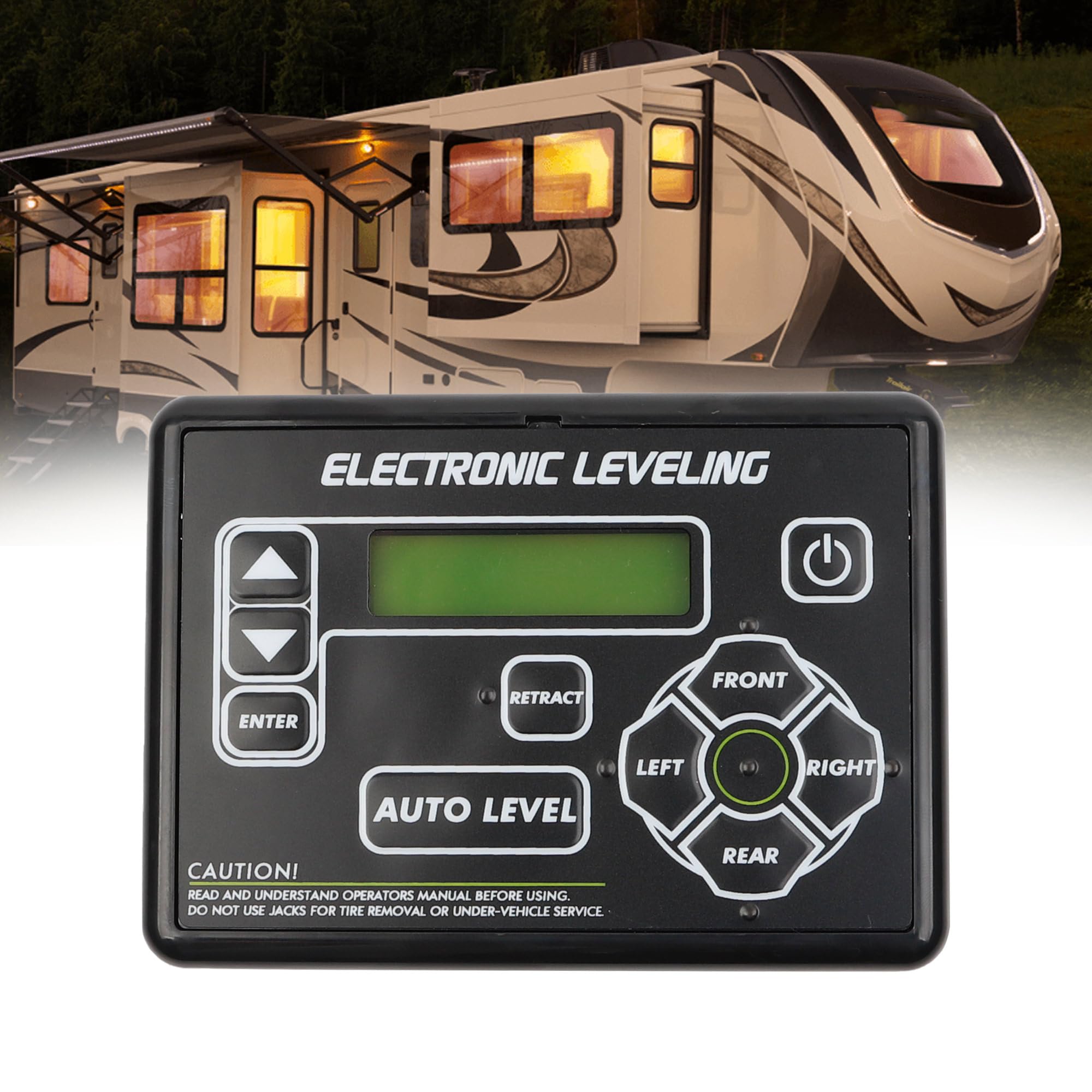Dasbecan 421484 RV Leveling Touchpad RV 5th Wheel and Travel Trailer ...