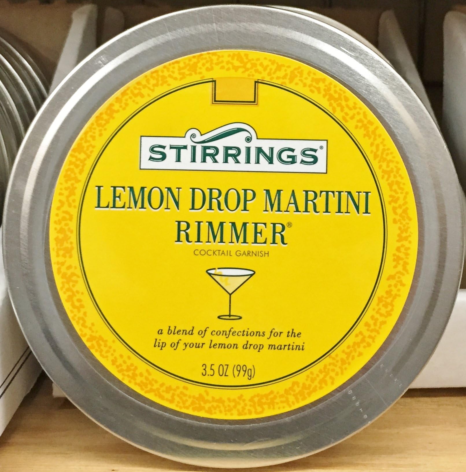 3.5oz Stirrings Lemon Drop Martini Rimmer Cocktail Garnish, Pack of 2