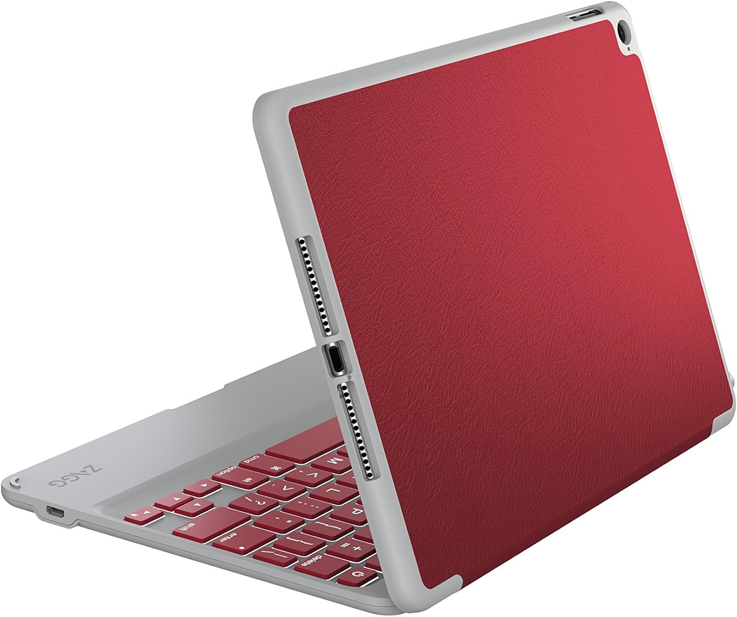 ZAGG Folio Case, Hinged with Bluetooth Keyboard for iPad Air - Crimson