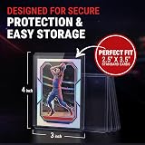 Ultra PRO 3 x 4 Top Loader and Card Sleeve Bundle 100 Each Standard Size view 4