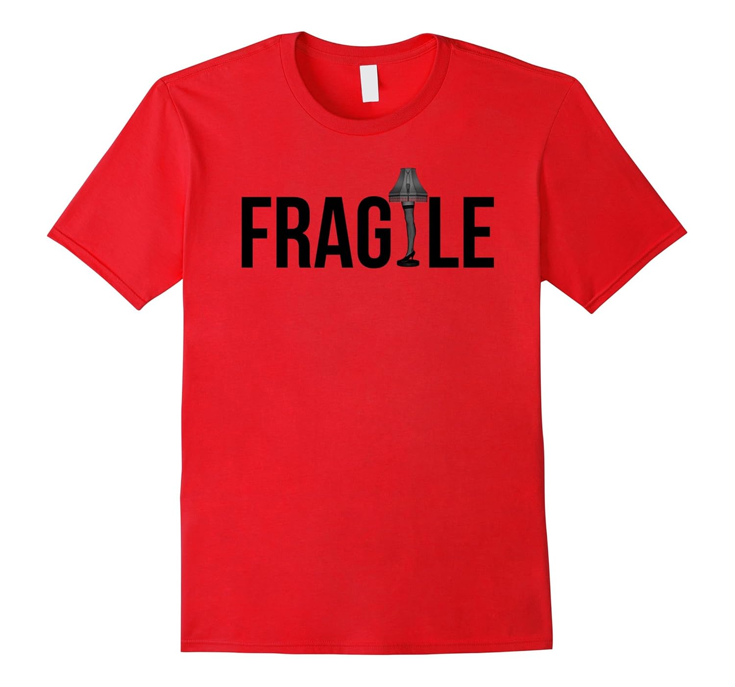 I'ts A Major Award Funny Christmas Fragile Leg T-shirt-ANZ