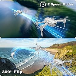 KGF Mini Drone with Camera,1080P HD FPV Foldable