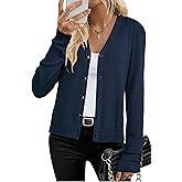 Arach&Cloz Women's Wool Blend Business Casual Cardigan Sweaters Tops