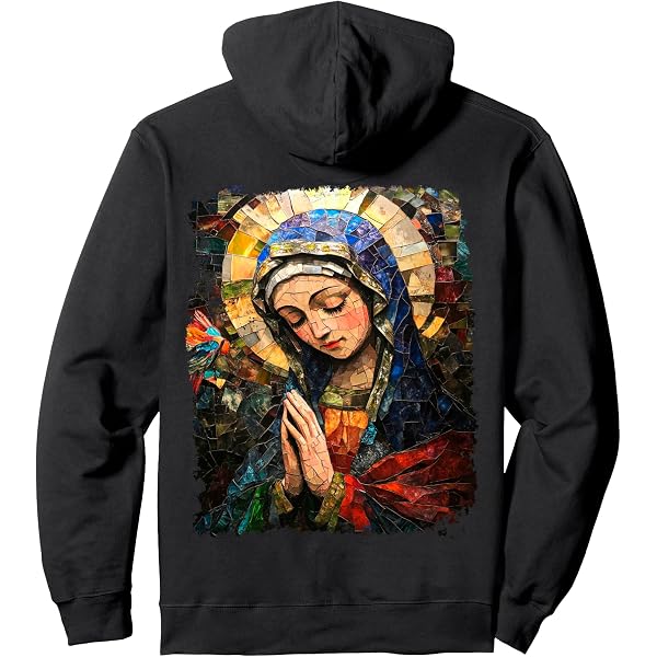 Amazon.com: Saint Mary Mother of Jesus Zip Hoodie : Clothing
