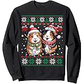 Guinea Pig Christmas Santa Hat Ugly Sweater Funny Xmas Sweatshirt