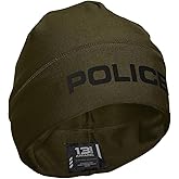 13FA Police Utility Beanie - USA Patriotic Gear - Poly-Spandex Blend for Stretch-Fit Comfort - Unisex Hi-Vis Winter Hat