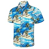 Mizvsitrd Hawaiian Shirt for Men, Beach Shirts for