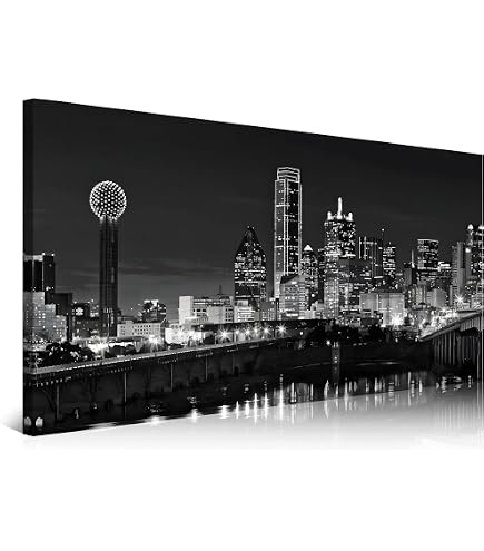 Stampa skyline di dallas - Italia