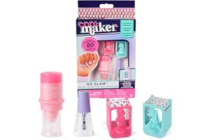 Cool Maker, GO Glam Nail Kit Refill, Unicorn & Mermaid Designs, Style 80 Nails (Packaging May Vary), Arts and Crafts Kids Toys for Ages 7 and up