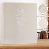 Lanpn Self Adhesive Photo Album 40 Pages Linen Scrapbook 6x4 7x5 A5 20 Sheets view 5