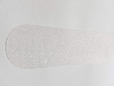 Anti Rutsch Streifen Treppe 5 verschiedene Muster - Abschnitte als Handmuster transparent ca. 15 cm lang fuer Hund und Kind. 