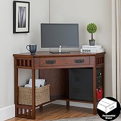 Leick Home 82430 Mission Corner Desk, Writing