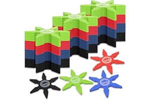 Ninja Stars, 24 Pack Foam Ninja Weapons, Soft Darts Ninjas Costume Accessories for Throwing Game, Halloween Cosplay Supplies,