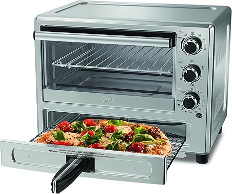 Oster Tssttvpzds 033 Stainless Steel Convection Oven With Pizza