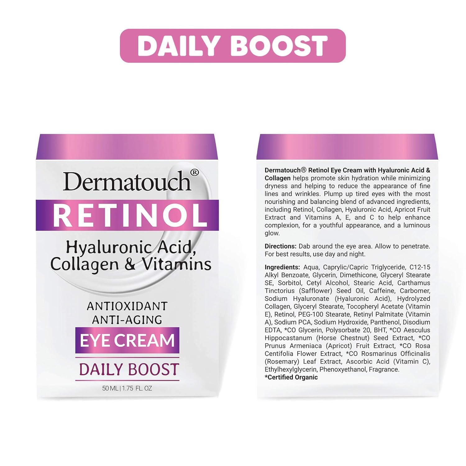 dermatouch retinol eye cream