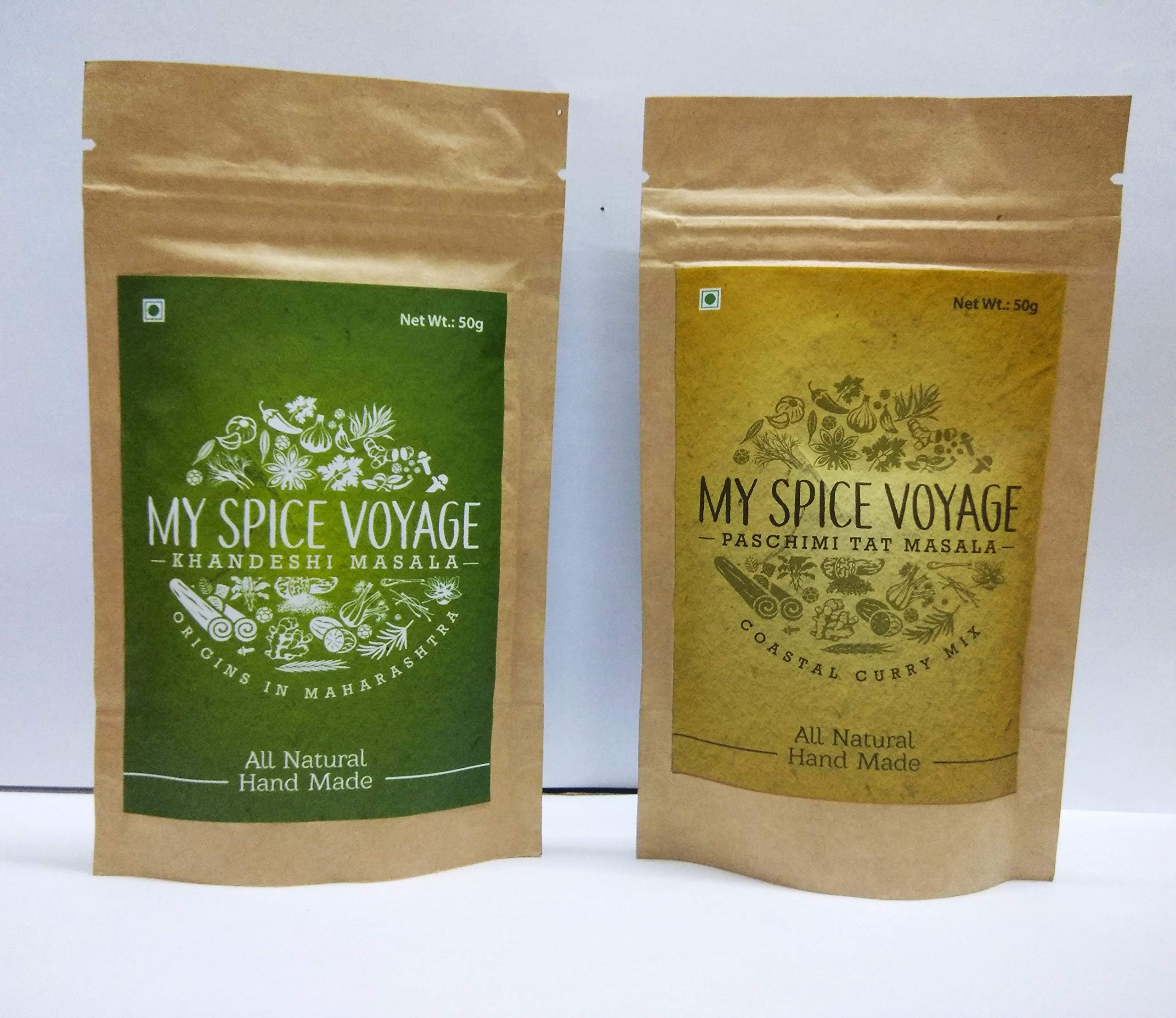 My Spice Voyage Paschimi Tat Masala & Khandeshi Masala - Pack of 2