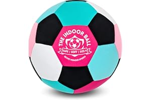 Revive Wonder The Indoor Ball | Soft & Safe Indoor Soccer Ball, Size 4 | Essential Soft Ball for Silent Dribble, Juggling, Training | Fun Silent Soccer for Girls Boys and Young at Heart