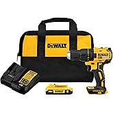 DEWALT 20V MAX Cordless Drill Driver, 1/2 Inch, 2 Speed, XR 2.0 Ah Battery and Charger Included (DCD777D1)