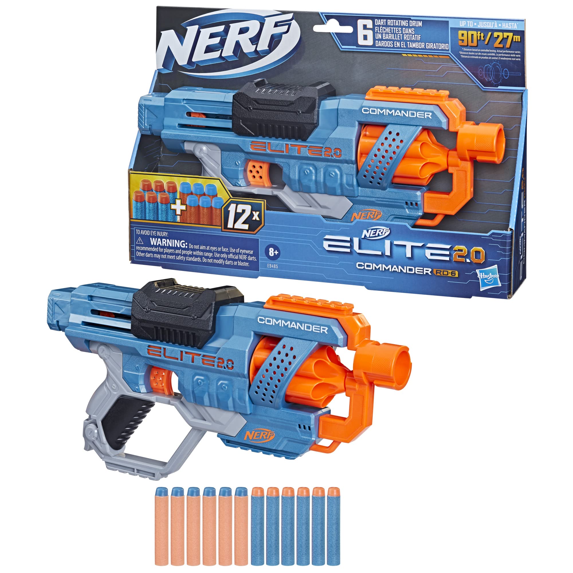 Mua Nerf Elite 2.0 Commander RD-6 E9485 with 12 Official Darts