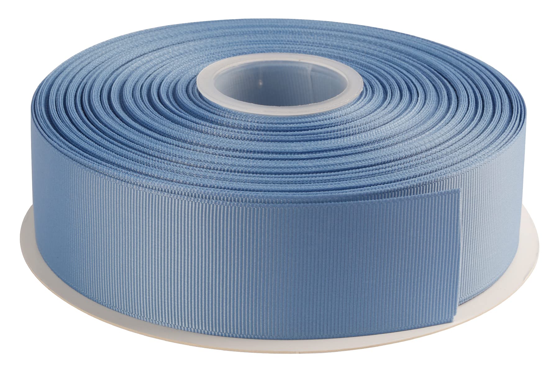 AVANAVA 38mm Wide Grosgrain Ribbon - 45 Meters, Ideal for Gift Wrapping, Hair Bows, Home Decor, Flower Arrangement (332-French Blue)