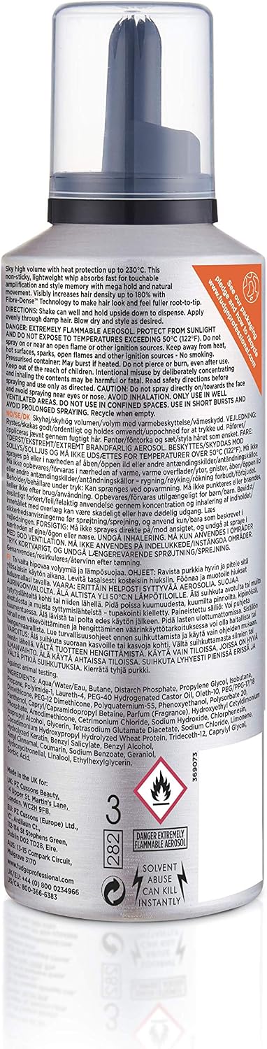 Fudge Professional, Volumising Hair Mousse, Xpander Foam Hair Styling, Adds Volume and Shine, Unisex, 200 ml - Image 3