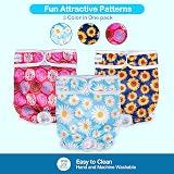 Pet Soft Washable Dog Nappies Female 3Pack XS Incontinence Period Pants view 2