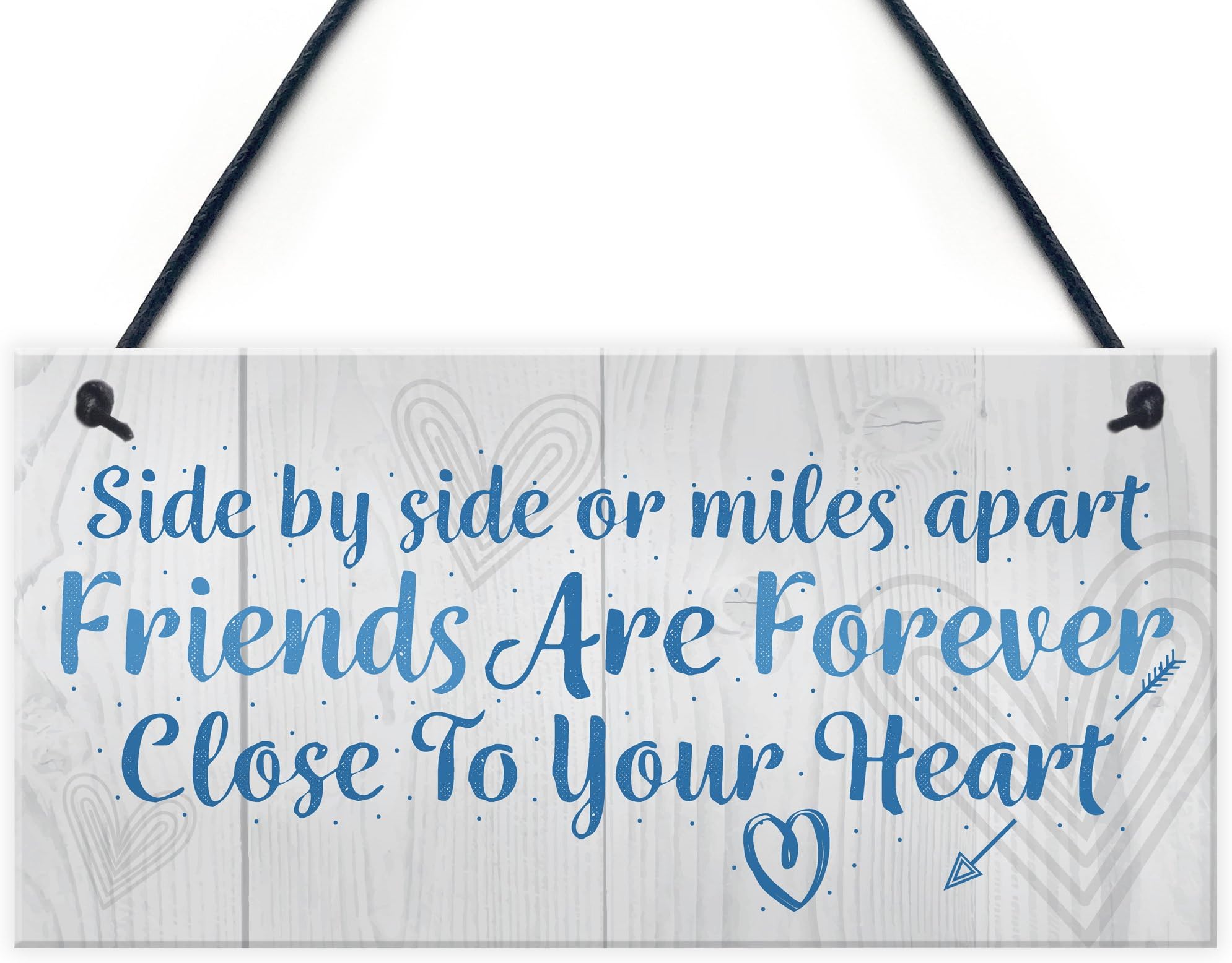 Friends Forever Friendship Sign Best Friend Plaque Thank You Chic Birthday Novelty Gift For Women