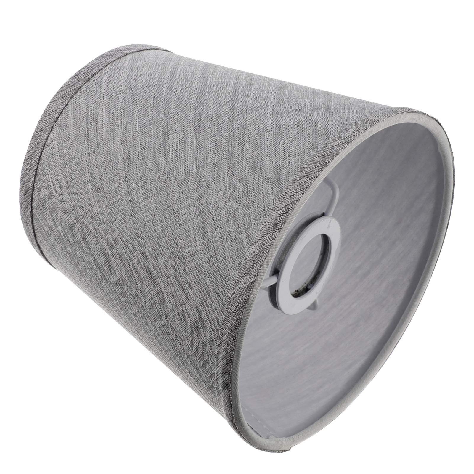 OSALADI Grey Lampshade for Table Lamps Small Light Shade Cloth Cover 6X6X5.5 Inch Wall Lamp Shade Accessory