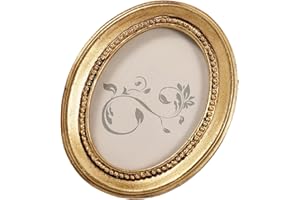 Zerodeko Vintage Picture Frames: Antique Oval Photo Frame for Wall Art, Tabletop Display, Wall Hanging & Home Retro Decor