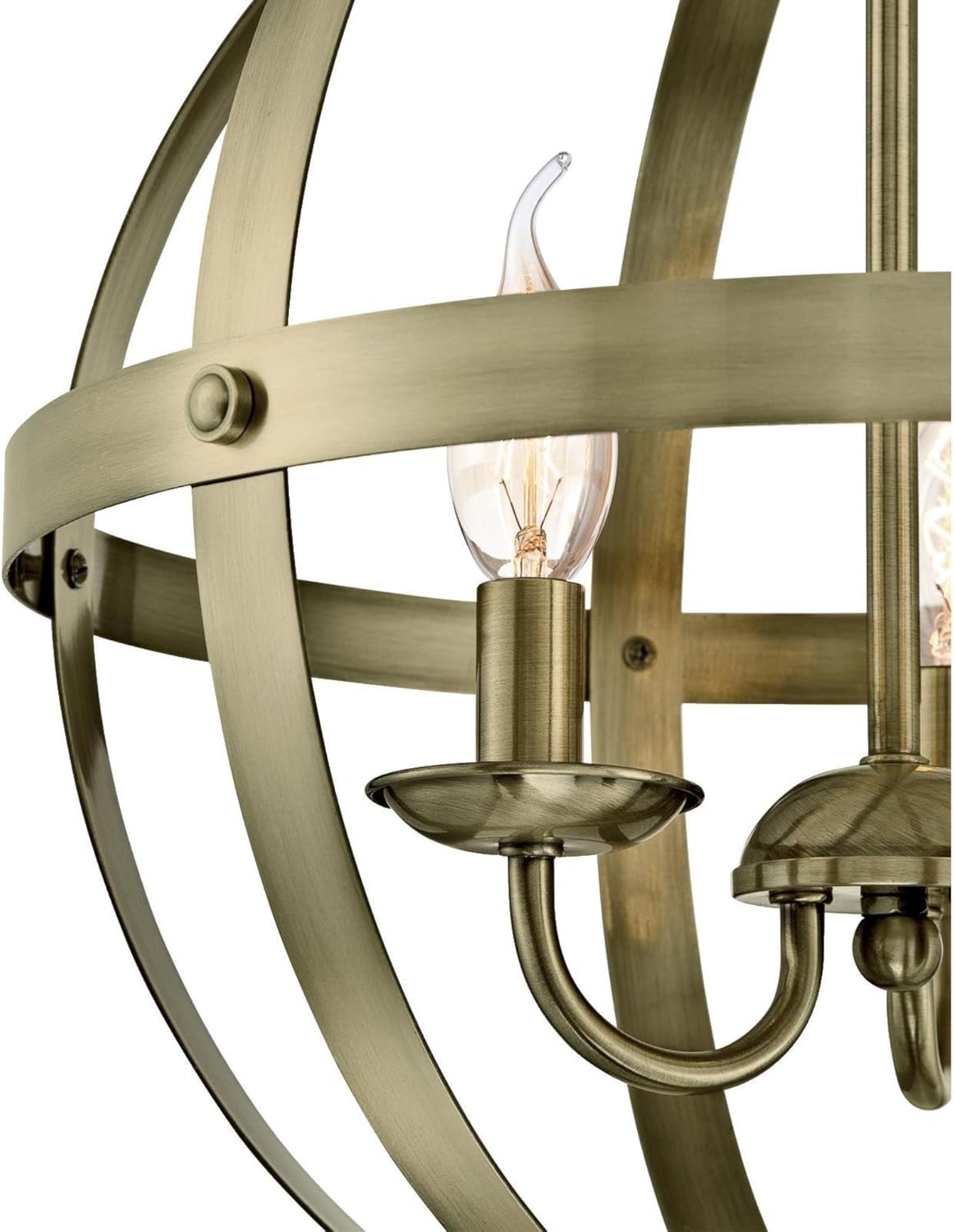 Westinghouse Lighting 6333600 Stella Mira Six-Light Indoor Chandelier, Barnwood and Oil Rubbed Bronze Finish - - 