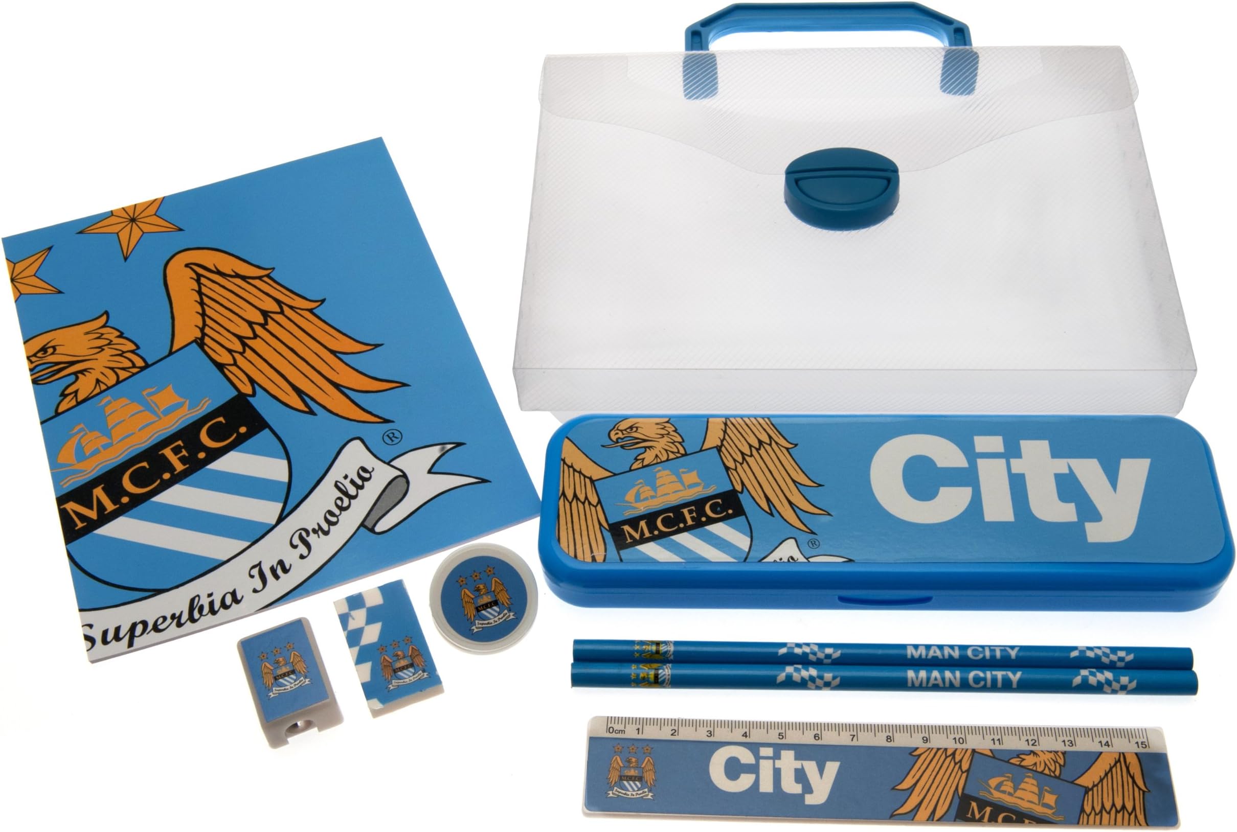 Manchester City Student Set 8 Piece in Case