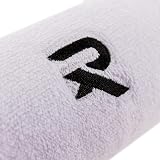 Raquex Sports Wristbands 2 Widths Grey Pair Cotton Terry 8x8cm 8x13cm view 4