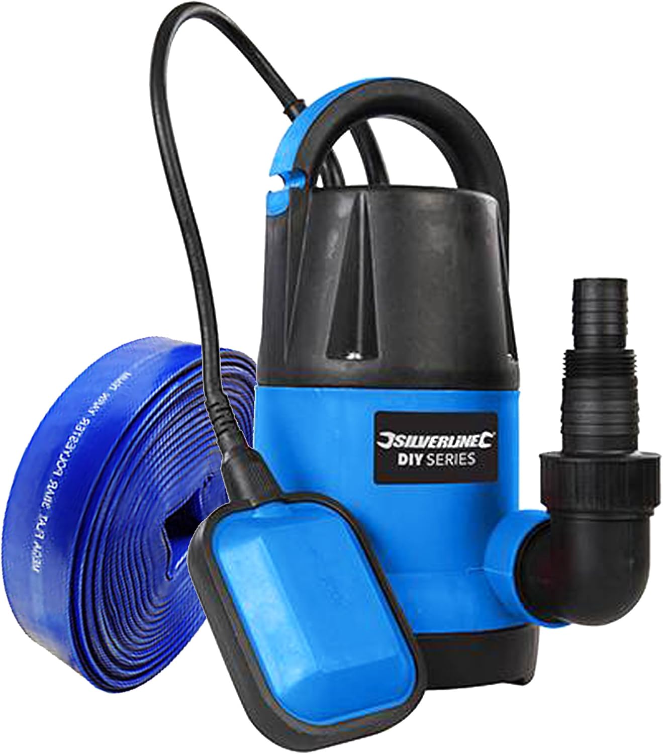 Submersible Water Pump 250w + 5m Hose Hot Tub Spa Fast 5000 ltr/hr Flow