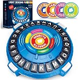 Family Board Game for Kids and Adults, Light-Sensing Word Game with 3 Modes | Fast-Paced 26-Letter Game with Timer for Family Game Nights and Parties, 40 Double-Sided Category Cards, 2&ndash;6 Players, Ages 8+