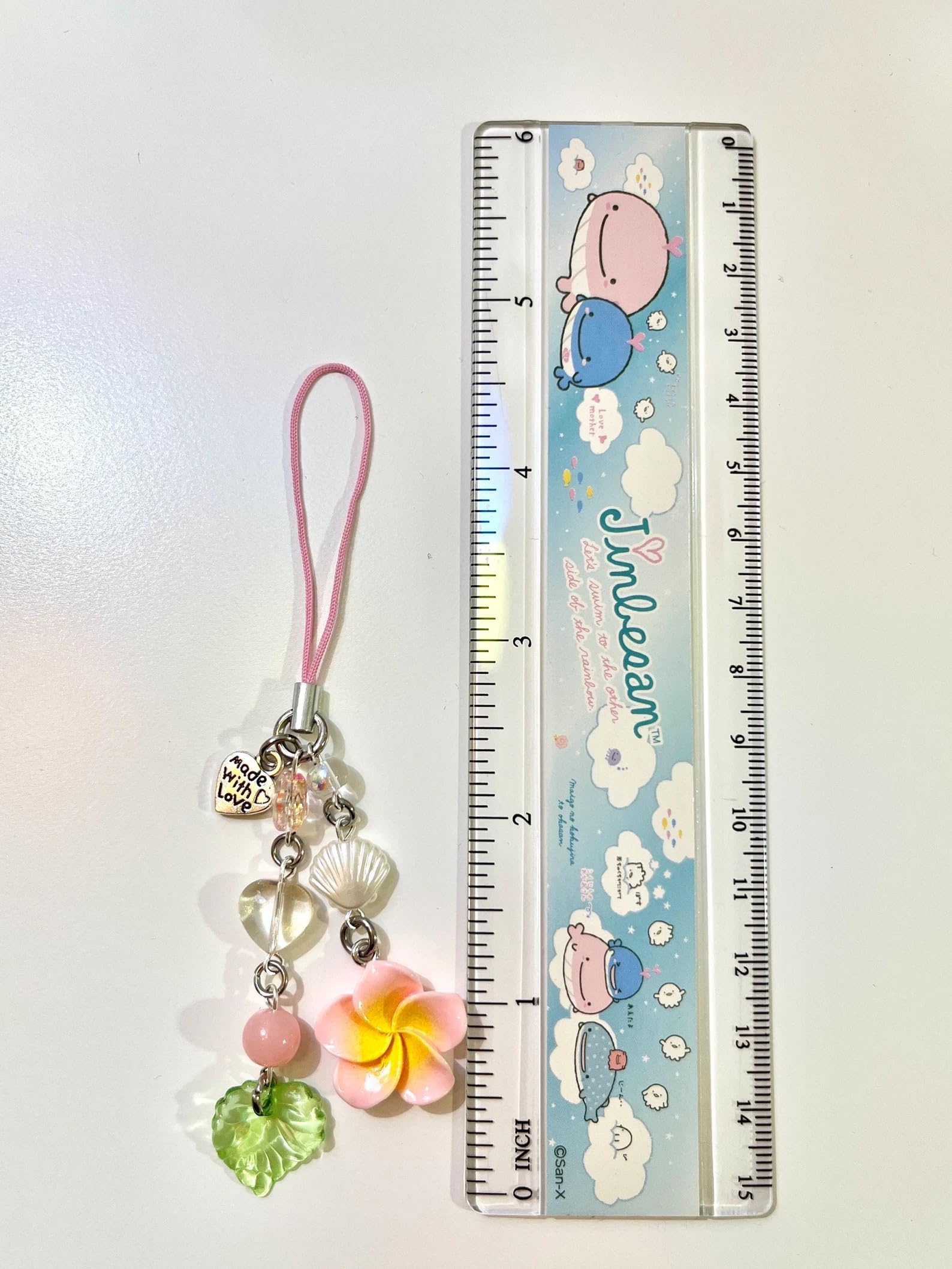 Agromusk Hibiscus Flower Phone Charms,Cute Y2K Cell Phone Straps Aesthetic Star Summer Beach Accessories Phone Bag Keychain Decor
