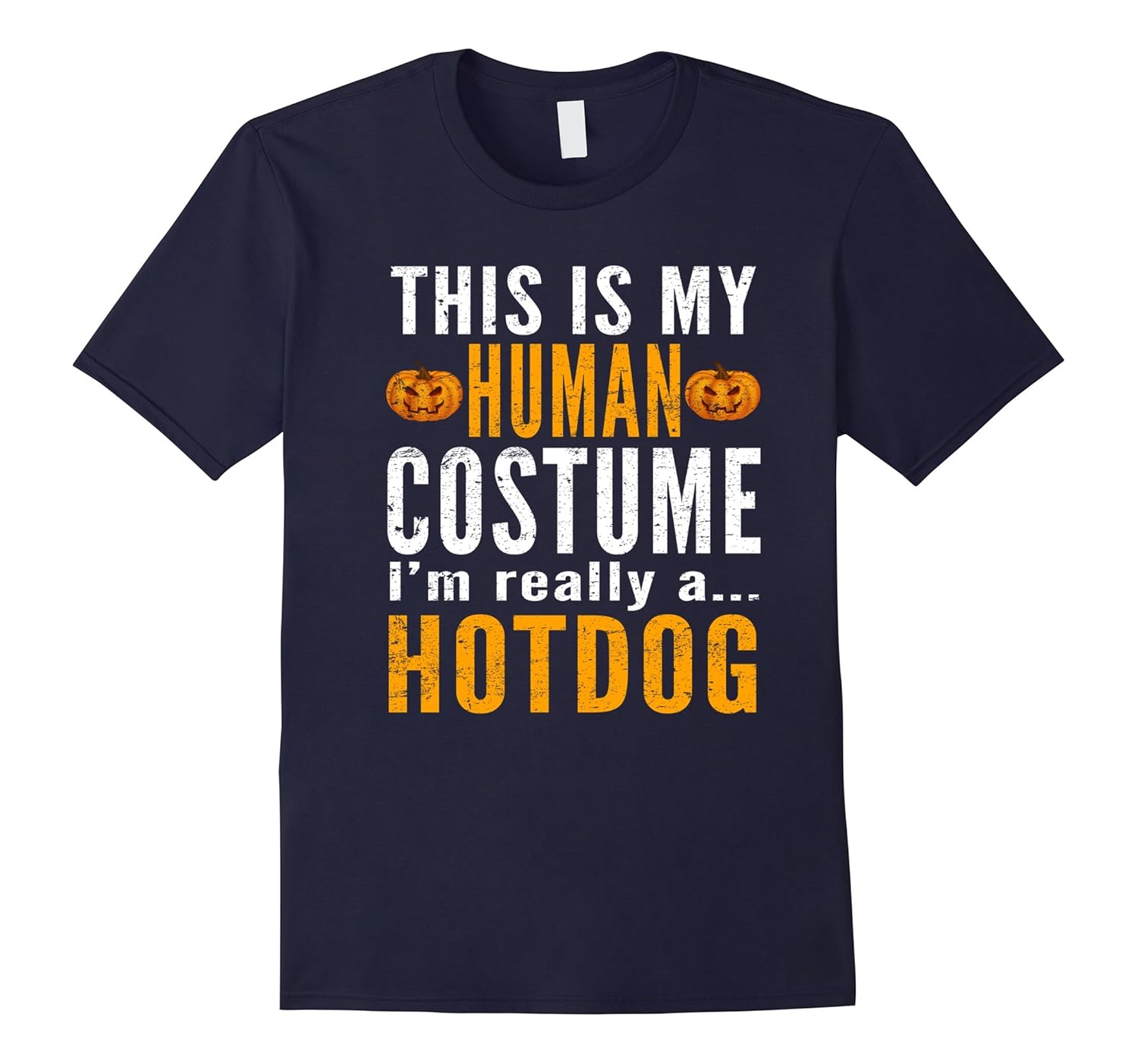 This Is My Human Costume - HOTDOG Halloween TShirt-ANZ