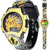 Accutime Kids Pokemon Digital LCD Quartz Watch for Boys, Girls, and Adults All Ages